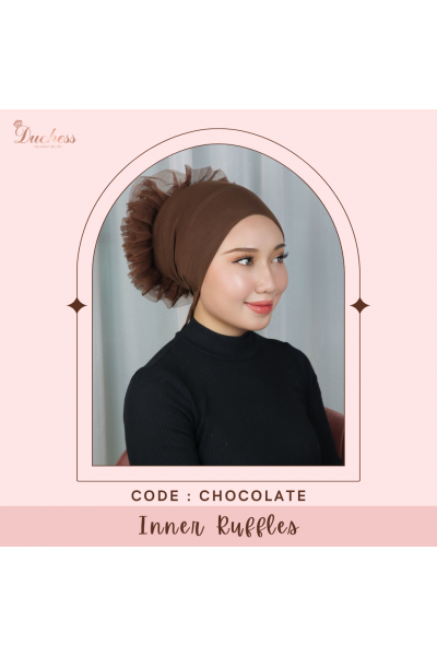 Inner Ruffles Kepok-Kepok - Chocolate Inner Ruffles Kepok-Kepok - Chocolate